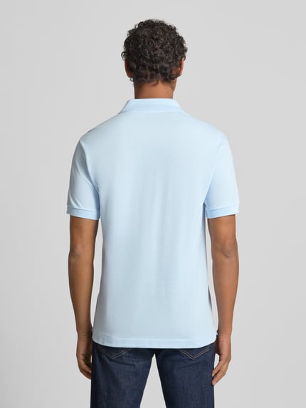 Lacoste Koszulka polo z wyhaftowanym logo model 'L.12.12 CORE' Jasnoniebieski 5