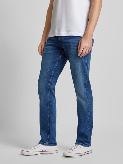 Pepe Jeans Regular Fit Jeans aus Baumwoll-Mix Modell 'CASH' Blau 4