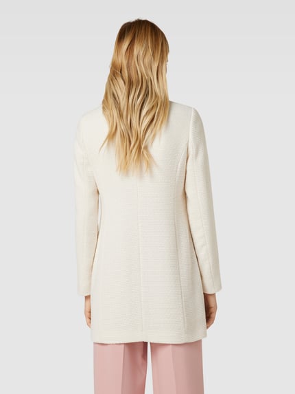 FUCHS SCHMITT Mantel mit Strukturmuster Offwhite 5