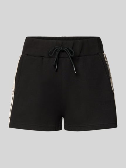Sweatshorts met tunnelkoord en logoprint model 'BRITNEY' Shop The Look MANNEQUINE