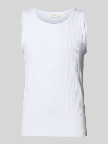 Top typu tank w kroju regular fit z mieszanki bawełny model 'ANDRE' Shop The Look MANNEQUINE