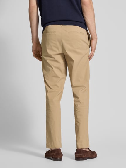Selected Slim Fit Hose mit Tunnelzug Modell 'LERO' Sand 3