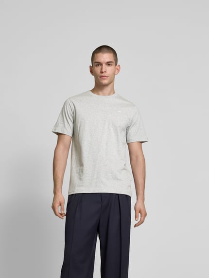 Wood Wood T-Shirt aus reiner Baumwolle Hellgrau 4