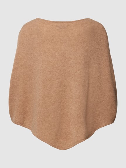Christian Berg Woman Poncho van kasjmier Camel gemêleerd - 3