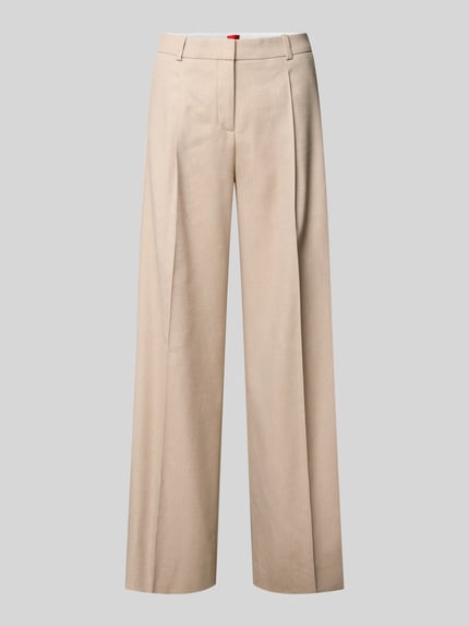 Wijde broek van viscosemix model 'HALATI' Shop The Look MANNEQUINE
