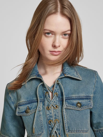 Zadig&Voltaire Jeansjurk met klepzakken, model 'RECORD' Jeansblauw - 3