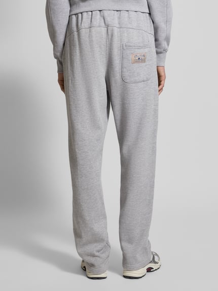 PEGADOR Sweatpants mit elastischem Bund Hellgrau Melange 5