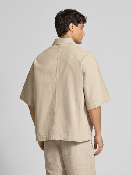 ANNARR Hemdjacke mit Knopfleiste Modell 'HARKI' Sand 5