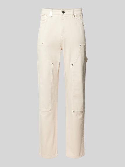 2Y Studios Straight Leg Jeans im 5-Pocket-Design Modell 'HALDOR' Offwhite 2