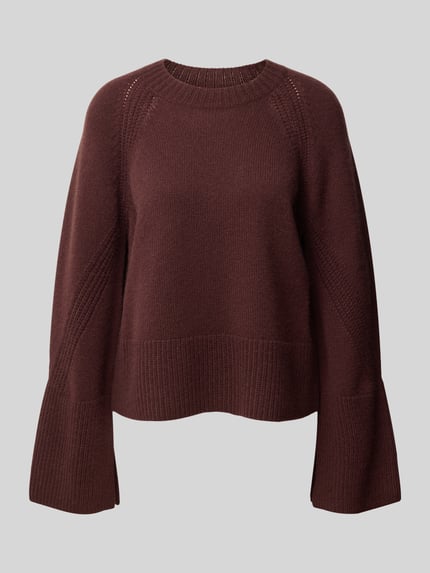 Joseph Pullover aus Kaschmir mit ausgestelltem Ärmel Bordeaux 1