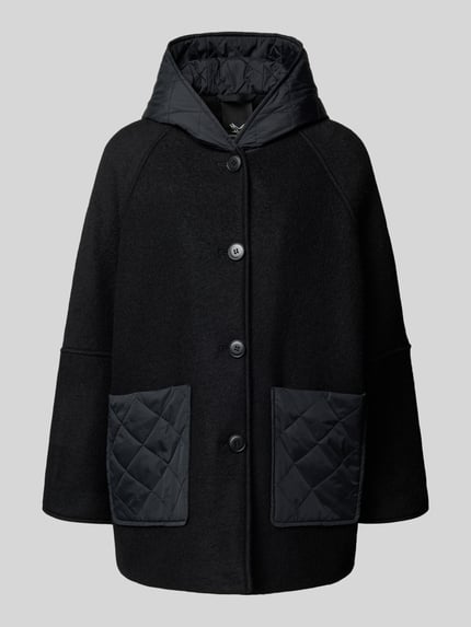 FUCHS SCHMITT Wolljacke mit Kapuze Black 2