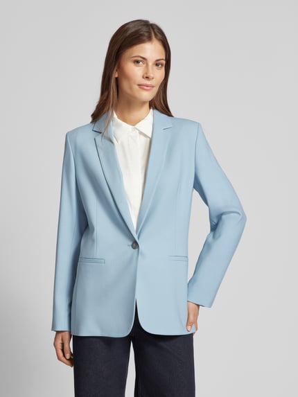 Calvin Klein Womenswear Żakiet z kieszeniami z wypustką Morski 4