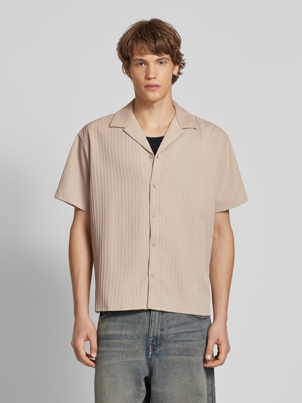 JACK & JONES Vrijetijdsoverhemd met knoopsluiting, model 'MASSIMO' Beige - 4