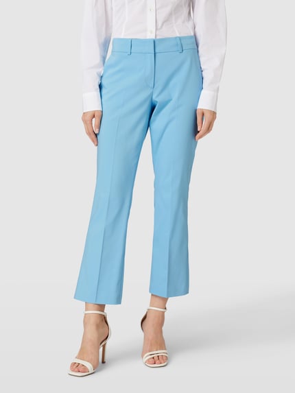 White Label Regular Fit Stoffhose mit Bügelfalten Hellblau 4