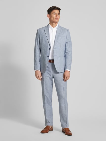 BOSS Regular Fit Businesshemd aus Feintwill Weiss 1