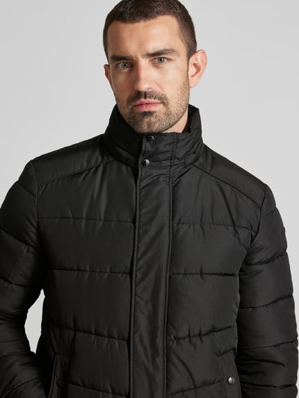 Geox Gewatteerd jack met capuchon Zwart - 3