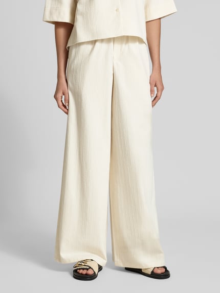 DRYKORN Broek met elastische tailleband model 'DWINDLE' Offwhite - 4