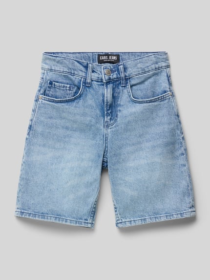 Cars Jeans Korte jeans met steekzakken, model 'WARDEN' Lichtblauw - 1