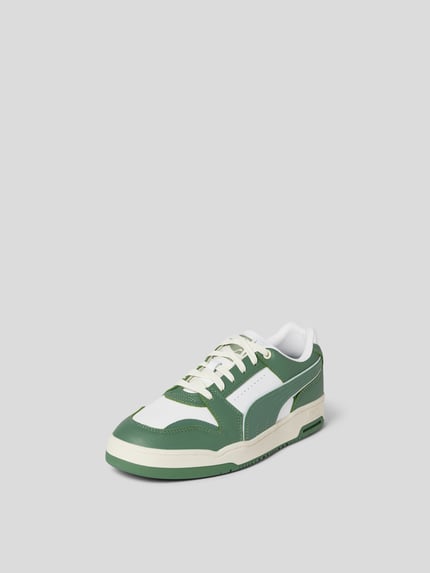 PUMA Sneakersy z detalem z logo Zielony 2