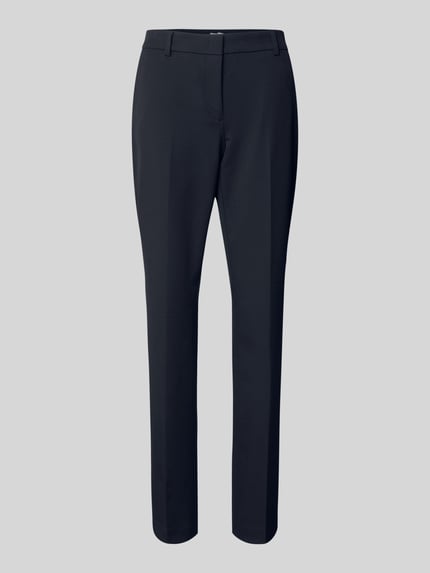 Christian Berg Woman Selection Slim Fit Stoffhose mit Bügelfalten Marine 2