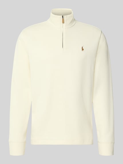 Relaxed Fit Troyer aus reiner Baumwolle Shop The Look MANNEQUINE