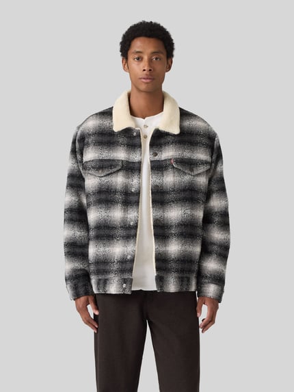 Levi's® Jeansjacke mit Teddykragen Offwhite 4