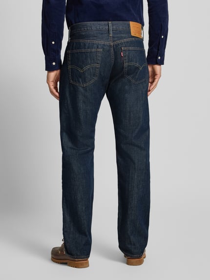 Levi's® Wide Leg fit jeans model '501®' Donkerblauw - 5