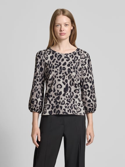 monari Longsleeve mit 3/4-Ärmel Taupe 4