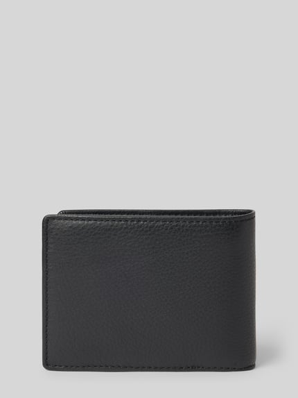 Marc O'Polo Portemonnaie aus Rindsnappa mit Münzfach Black 2