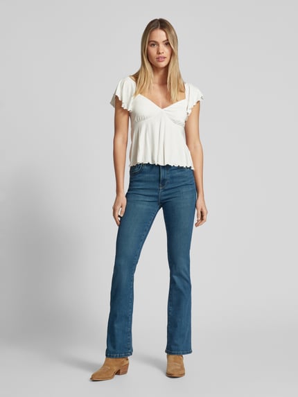 Pepe Jeans Jeansy rozkloszowane z 5 kieszeniami model ‘DION’ Ciemnoniebieski 1