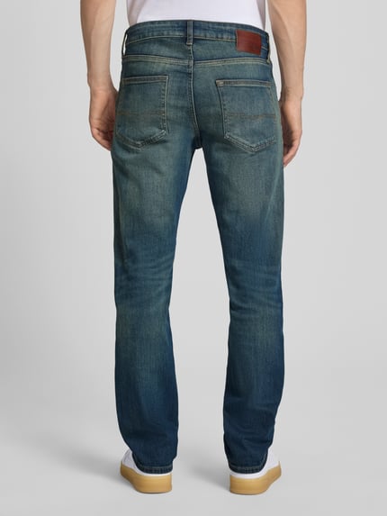 Pepe Jeans Straight Fit Jeans aus Baumwoll-Mix Modell 'Cash' Jeansblau 5
