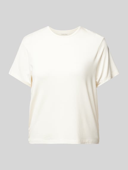 Calvin Klein Underwear T-shirt z okrągłym dekoltem model 'ULTRA SOFT’ Beżowy 2