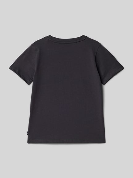 Tom Tailor Regular fit T-shirt van puur katoen Grafiet - 3