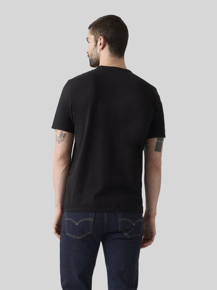 Levi's® Regular Fit T-Shirt aus reiner Baumwolle Black 5