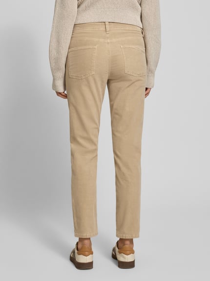 CAMBIO Cordhose in verkürzter Passform Modell 'PIPER CROPPED' Sand 5
