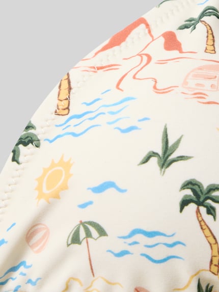 Produktfoto, Bikini-Oberteil mit Allover-Animal-Print von Jake*s Casual z elastycznej mieszanki materiałów, zwierzęcy nadruk na całej powierzchni