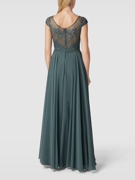 LUXUAR FASHION Abendkleid mit Zierbesatz Graphit 5