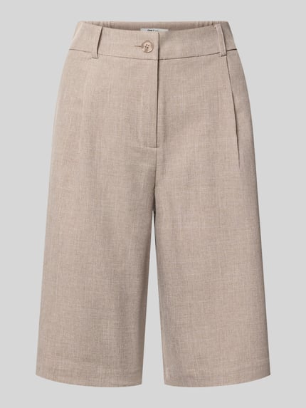 Regular Fit Bermudas mit Bundfalte Modell 'LINDA' Shop The Look MANNEQUINE