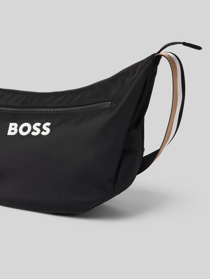 BOSS Torba na ramię z logo w kontrastowym kolorze Czarny 3