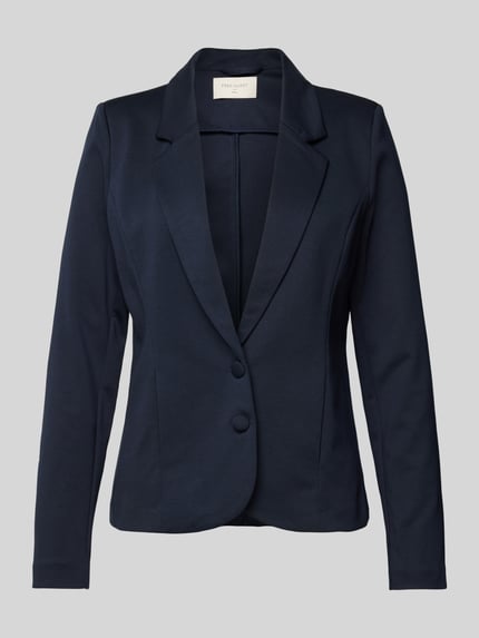 FREE/QUENT Blazer met 2-knoopssluiting, model 'Nanni' Marineblauw - 2