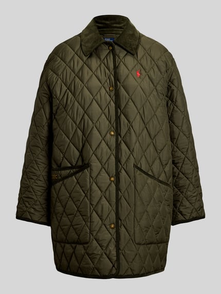 Polo Ralph Lauren Loose Fit Steppjacke mit Logo-Stitching Dunkelgruen 2