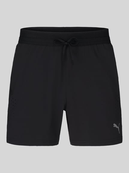 PUMA Performance Regular Fit sportshorts met logoprint model 'M PWRMODE 5' Zwart - 2
