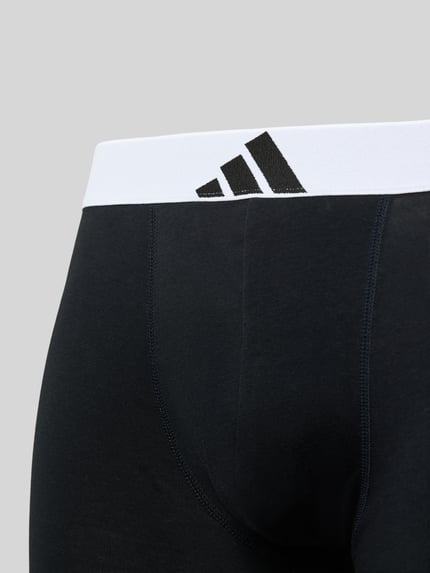 adidas Sportswear Boxershort met elastische band met logo in een set van 3 stuks Zwart - 2