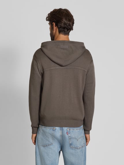 Armani Exchange Kurtka z dzianiny z kapturem Średnioszary 5