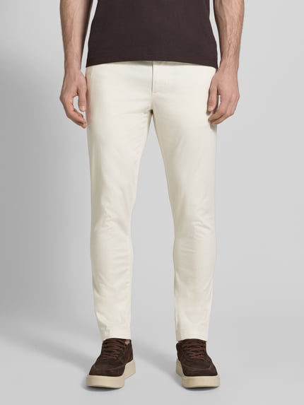 Tommy Hilfiger Slim Fit Chino aus Baumwoll-Mix Modell 'BLEECKER' Offwhite 4