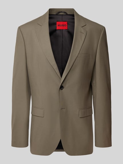 HUGO Slim fit 2-knoops colbert van wolmix, model 'ARTI' Groen - 2