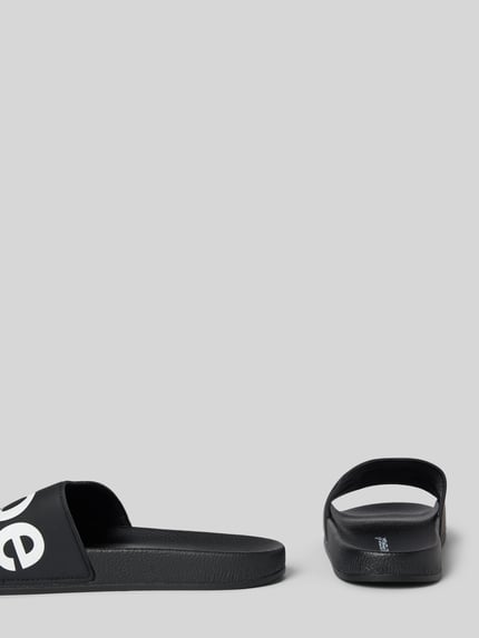 Superga Slippers met logoprint Zwart - 2