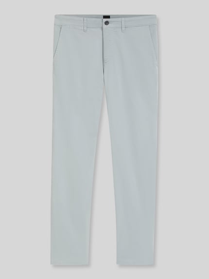 BOSS Orange Chinos o kroju regular fit z mieszanki bawełny Jasnoszary 2