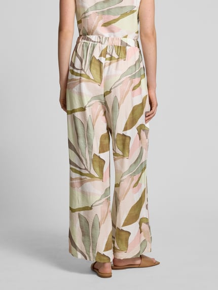 ZABAIONE Stoffhose mit elastischem Bund Khaki 5