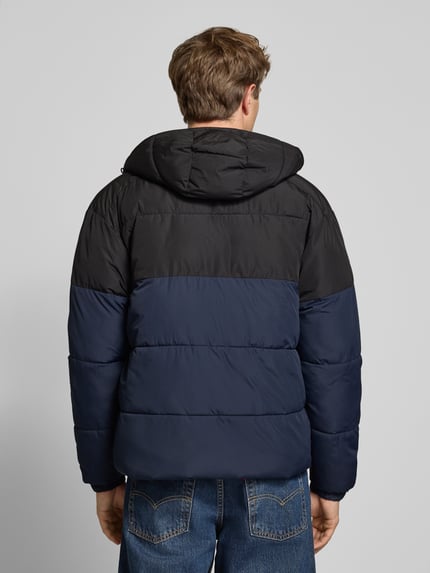 JACK & JONES Gewatteerd jack met ritssluiting, model 'MAZE' Marineblauw - 5